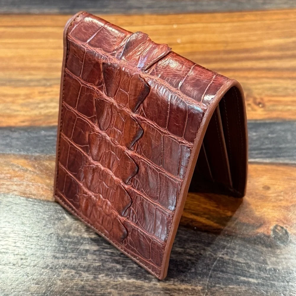 Authentic Crocodile Leather Wallet